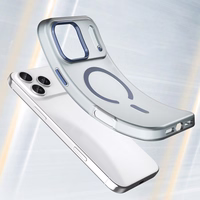 Magnētiski abrazīvs iPhone 17 Pro Max apvalks saderīgs ar MagSafe - matētais zilais