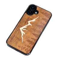 Bewood case for iPhone 16 Plus 6,7" Mountains Imbuia