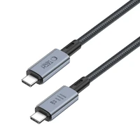 Tech-Protect UltraBoost Max USB-C 4.0 / USB-C 4.0 PD 240W 8K 40Gbps 2m kabelis - pelēks