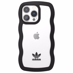 Adidas OR Viedtālruņa apvalks Wavy iPhone 13 Pro /13 6.1" melna-caurspīdīga/melna-caurspīdīga 51900