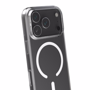 Puro 0.3 MAG īpaši plāns TPU viedtālruņa apvalks saderīgs ar Magnētisko uzlādi iPhone 17 Pro Max - caurspīdīgs
