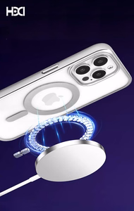 HDD Electro MagSafe apvalks Apple iPhone 16 Pro Max zils