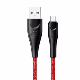 USAMS PĪTS KABELIS U41 MICROUSB/USB FAST CHARGE 1M SARKANS SJ393USB02 (US-SJ393)