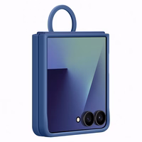 Samsung viedtālruņa apvalks ar gredzenu Samsung Galaxy Z Flip7 - zils
