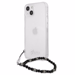 Guess GUHCP13MKPSBK iPhone 13 6.1" прозрачный жёсткий чехол Black Pearl