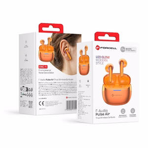 Forcell F-Audio Pulse Air ENC TWS bezvadu austiņas – zelta