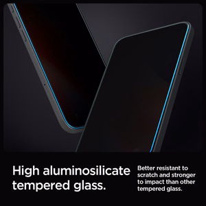 Spigen Glas.tR EZ Fit Privacy Закалённое стекло для iPhone 16 Pro / 17 / 17 Pro - 2 шт.