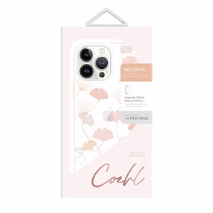 Uniq Coehl Meadow viedtālruņa apvalks iPhone 14 Pro Max - rozā