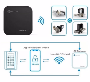 WELOCK viedais WiFi vārtejas bloks 2