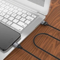 Borofone Kabelis BX28 Dignity - USB uz Micro USB - 2,4A, 1 metrs, pelēks