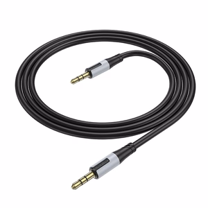 Borofone kabelis AUX BL19 Creator - jack 3,5mm uz jack 3,5mm - 1 metrs melns