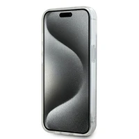 DKNY IML Mono un svītras Magnētiskais viedtālruņa apvalks iPhone 15 / 14 / 13 - bēša