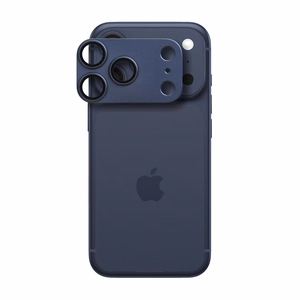 AR+AF Pilna metāla rūdīts stikls priekš IPHONE 17 PRO zils