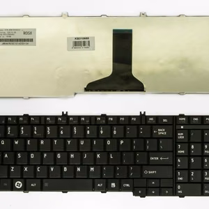 Rezerves tastatūra Toshiba Satellite C650/C660/L650/L670 sērijām, ASV izkārtojums, melna