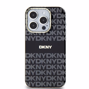 DKNY IML Mono & Stripe MagSafe apvalks iPhone 13 Pro Max - melns (m)