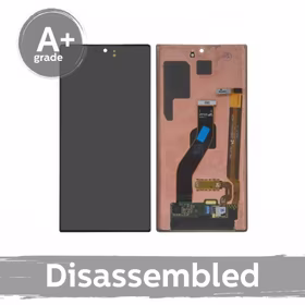 LCD Displejs Saderīgs ar Samsung N970 Note 10 ar Frame / Aura Melns / (10/10 Used)