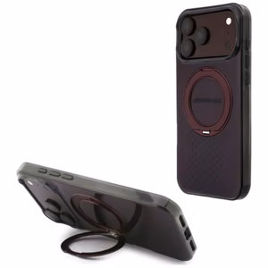 Mercedes AMG IML Double Layer Urban Line vāciņš modelim iPhone 18 Pro Max / 17 Pro Max, ar gredzenu-statīvu, saderīgs ar MagSafe – bordo