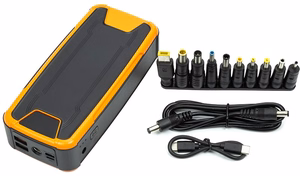 Power Bank 30000mAh, PD 65W, DC 12-19V, USB-C, 2xUSB-A, QC3.0