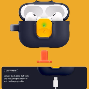 Spigen Nano Pop maciņš AirPods Pro 3 tumši zils un dzeltens