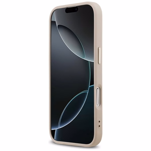 Guess 4G Triangle Logo Magnētiskais viedtālruņa apvalks iPhone 17 - rozā zelts