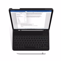 Tech-Protect SC Pen + Keyboard viedtālruņa apvalks ar klaviatūru iPad 10.9" 2022 - melns