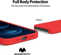 Korpuss Mercury Silikona korpuss Samsung S916 S23 Plus 5G sarkans