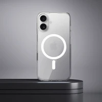 Viedtālruņa apvalks (m) IPHONE 15 Plus 2 mm ar MagSafe (kameras aizsardzība) caurspīdīgs (m)