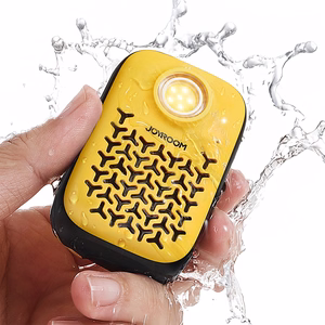 Joyroom Maya JR-MS03 portatīvs Bluetooth skaļrunis ar iebūvētu lukturīti, izturīgs - dzeltens