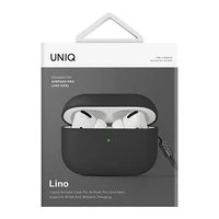 Uniq apvalks Lino AirPods Pro 2 paaudzei silikona pelēks / pelnu pelēks