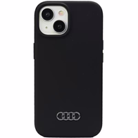 Audi Silikona apvalks iPhone 15 - melns