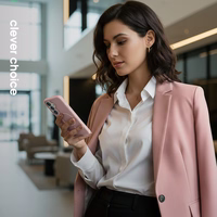 Crong Hybrid Matte Magnetic - MagSafe maciņš Samsung Galaxy S25 (rozā)