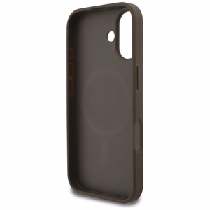 GUESS viedtālruņa apvalks IPHONE 17, saderīgs ar MagSafe GUHMP17SG4GFRW (PU 4G Ring Classic Logo) brūns