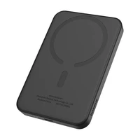 Magnētiskā mini zibspuldze Baseus 5000mAh, USB-C 20W (melna)