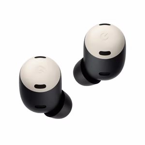 Google Pixel Buds Pro Porcelain pilnībā bezvadu austiņas zvaniem un mūzikai, pelēkā krāsā