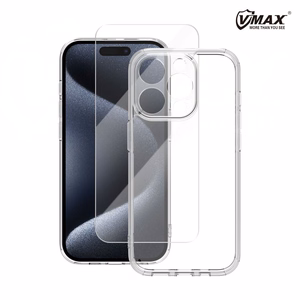 Vmax komplekts apvalks + stikls 2,5D premium Samsung Galaxy A24 4G