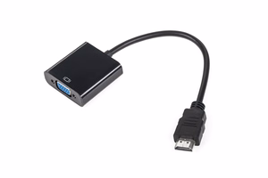 HDMI spraudņa–VGA ligzdas adapteris ar audio izvadi