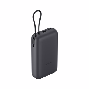 Xiaomi 22.5W 20000mAh ārējais akumulators ar iebūvētu kabeli, pelēks, BHR9740GL