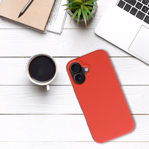 Tel Protect silikona viedtālruņa apvalks Iphone 16 koraļļu