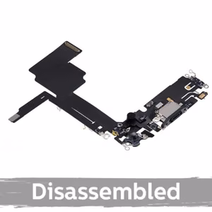 Uzlādes savienotājs saderīgs ar iPhone 15 Pro / Black Titanium / (100% oriģināls / izjaukts)