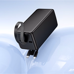 Borofone Внешний аккумулятор 50000mAh BJ79C Clever - USB - с кабелями USB, Type C и Lightning чёрный