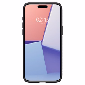 Spigen Liquid Air iPhone 15 Pro viedtālruņa apvalks - matēts melns