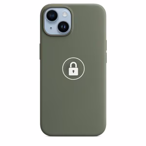 Phone Maciņš "Silicone Maciņš v2" priekš iPhone 14 Plus / Olive / in package