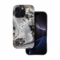 FORCELL F-PROTECT Mirage, militāri pārbaudīts apvalks ar MagSafe, saderīgs ar IPHONE 15 sudraba migla