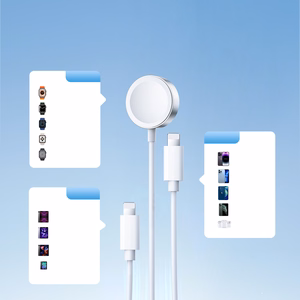 Joyroom S-IW007 3-in-1 magnētiskais uzlādes kabelis USB-A - Lightning 1.2m - balts