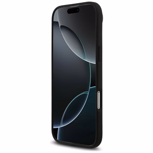 Mercedes Ādas Liels Laurel Lapu Magnētiskais viedtālruņa apvalks iPhone Air - melns