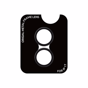 Rock Закалённое стекло Pure Series Camera Lens на камеру для iPhone 17 (линз 2 штуки) чёрное