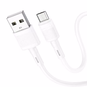 Kabelis USB-A uz Micro USB Hoco 2,4A 1 m X83 balts