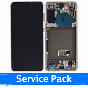 LCD-дисплей для Samsung G991 S21 в рамке Phantom Violet (Service Pack)