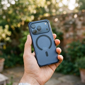Case for iPhone 17 Forcell F-Protect BumperX Premium compatible with MagSafe navy blue