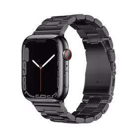 FORCELL F-DESIGN FA10 nerūsējošā tērauda pulksteņa siksna Apple Watch 38 / 40 / 41 mm - melna